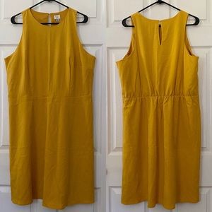 A NEW DAY Mustard Yellow Sheath Dress EUC XXL